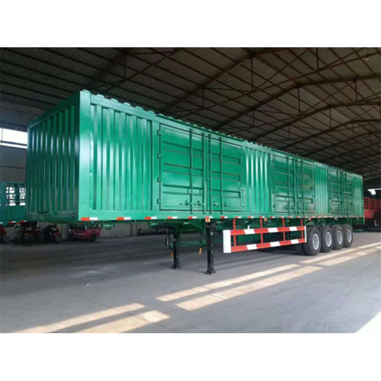 four axle van semi trailer