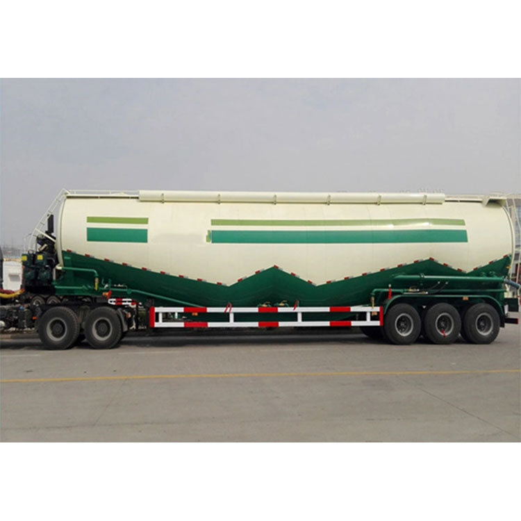 Τρεις άξονες 100 CBM Bulk Cement Semi Trailer